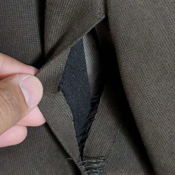 Andrew Fezza BAXTER Men's Suede Sport Coat Blazer Two Button Brown Polyester 52R